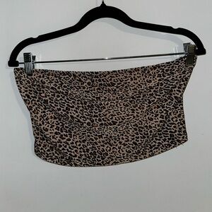 Leopard Print Tube Top